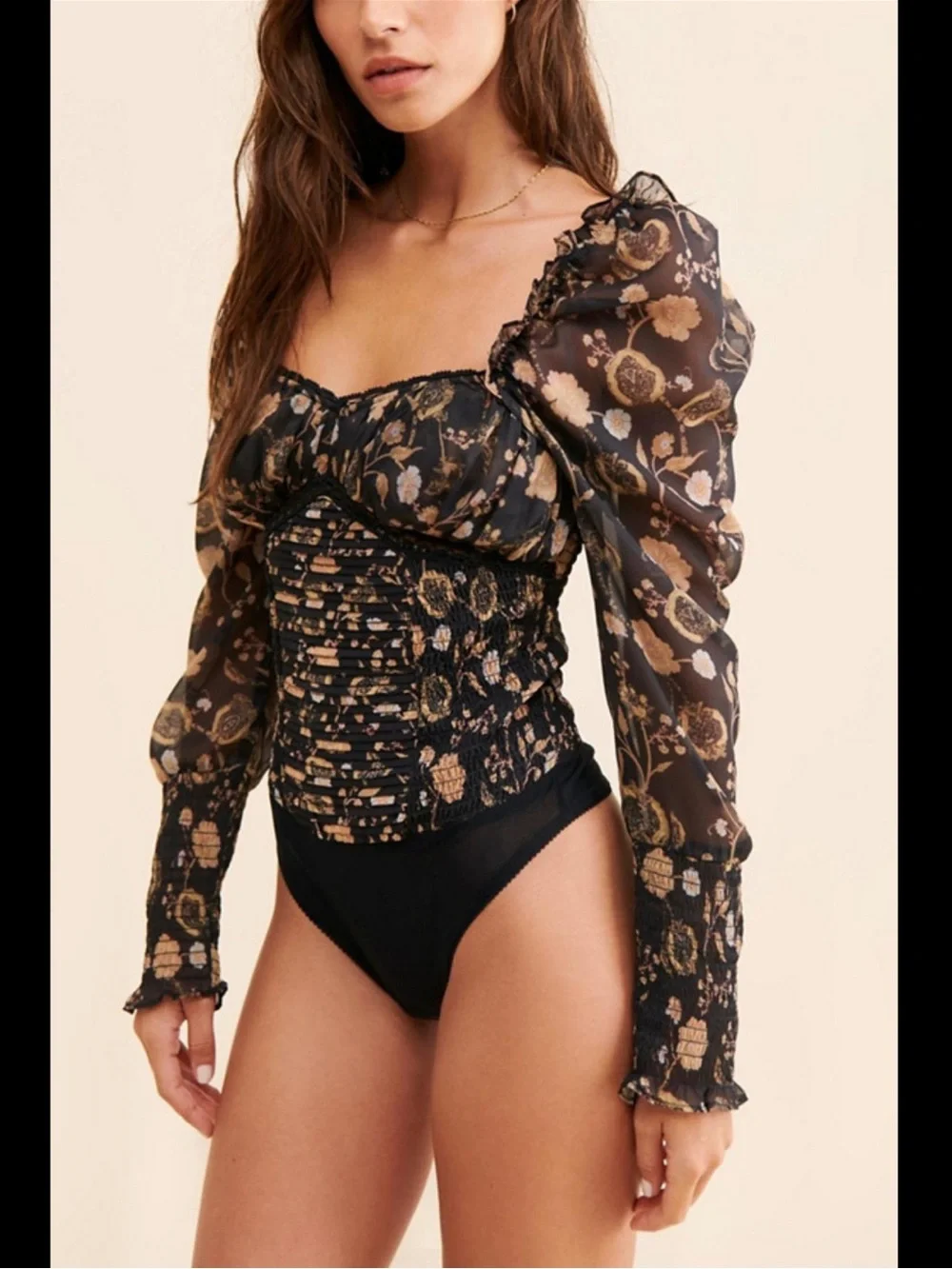 Free People Brunch Date Bodysuit